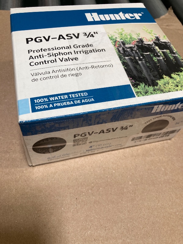 Photo 1 of Hunter 3/4" PGV-ASV Anti-Siphon Valve