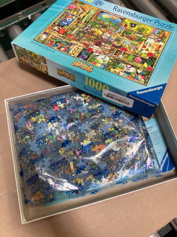 Photo 1 of Ravensburger The Gardener's Cupboard 1000 Piece Jigsaw Puzzle for Adults - 12000659 - Handcrafted Tooling, Made in Germany, Every Piece Fits Together Perfectly