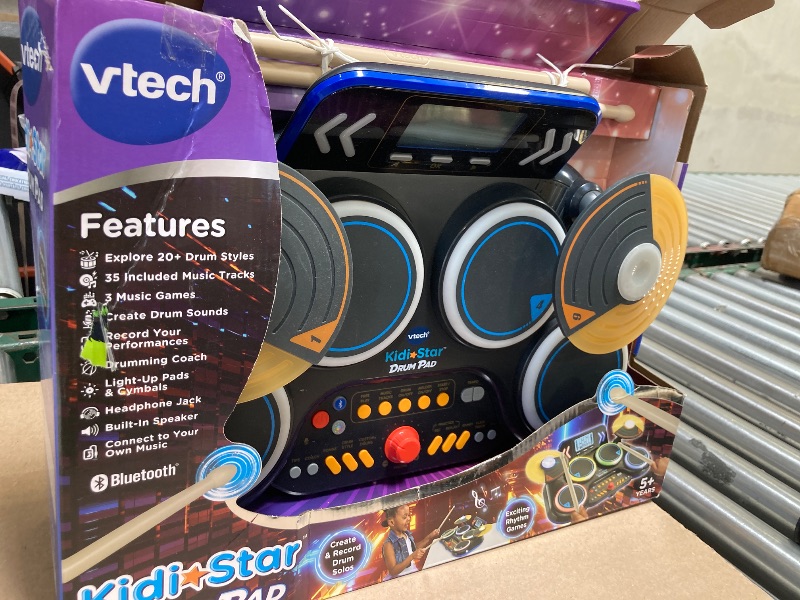 Photo 1 of VTech Kidi Star Drum Pad, Black