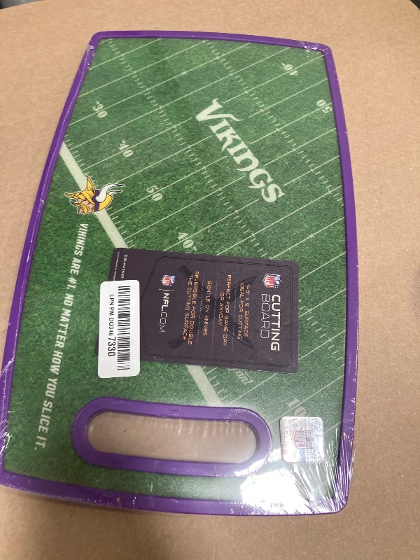 Photo 1 of YouTheFan NFL Minnesota Vikings Retro Series Cutting Board