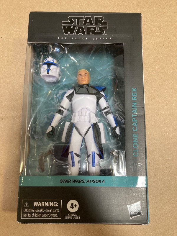 Photo 1 of STAR WARS The Black Series Clone Captain Rex, Ahsoka Premium Collectible 6 Inch Action Figure