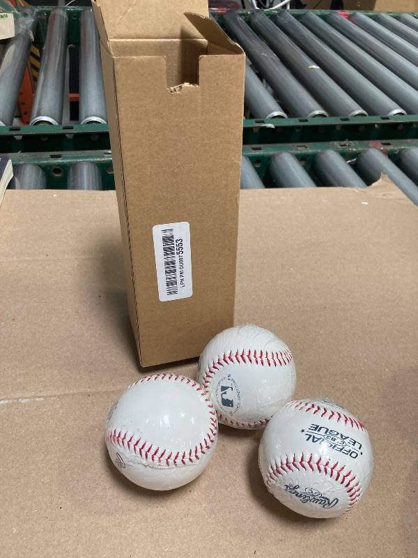Photo 1 of Rawlings | Official League Recreational Use Practice Baseballs | OLB3 | Youth/8U | 3 Count