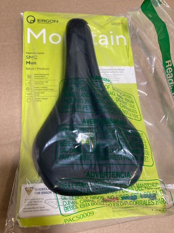 Photo 1 of Ergon Men's SMC Saddle, Black, S/M
