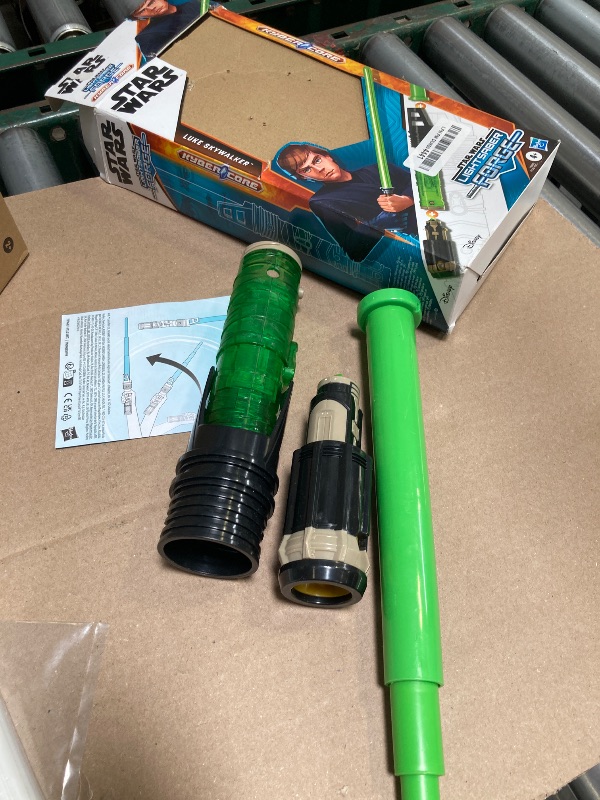 Photo 1 of STAR WARS Lightsaber Forge Kyber Core Luke Skywalker, Officially Licensed Green Customizable Lightsaber, Toys for 4 Year Old Boys and Girls