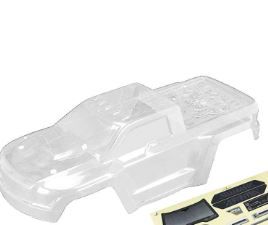 Photo 1 of ARRMA 1/10 Bodyshell with Decals, Clear : Granite, ARAC3328