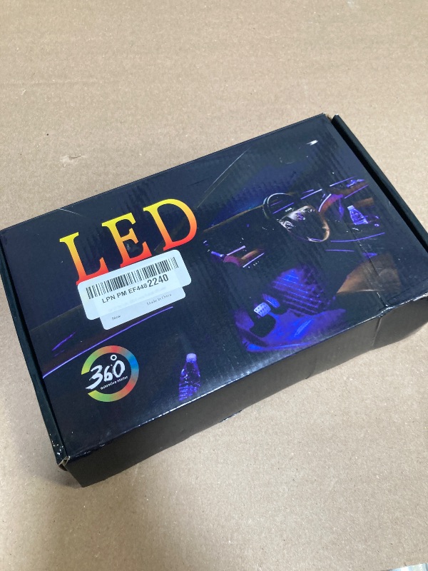 Photo 1 of Interior Car LED Strip Lights APP Control, 5 in 1 RGB 16 Million Colors Ambient Lighting Kit with 236 inches Fiber Optic, Music Mode Inside Car Lighting Decorations