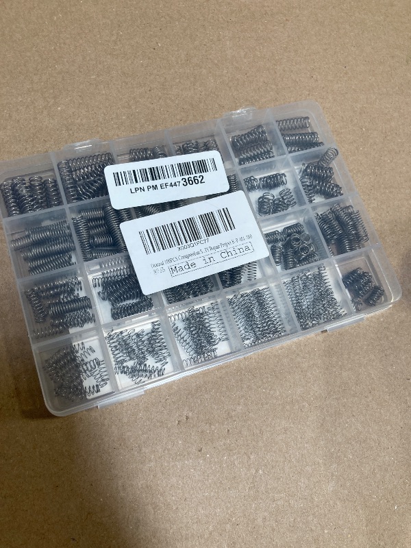 Photo 1 of Dianrui 300PCS Compression Springs Assortment Kit 23 Different Sizes Mini Spring Stainless Steel Mechanical Small Springs for DIY Repair Project