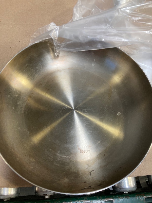 Photo 1 of LOLYKITCH 12 Inch Tri-Ply Stainless Steel Frying Pan,Skillet,Induction Cooking Pan,Dishwasher and Oven Safe,Heavy Duty and Detachable Handle.