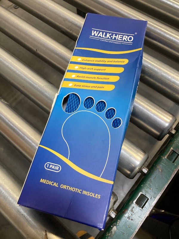 Photo 1 of Plantar Fasciitis Feet Insoles Arch Supports Orthotics Inserts Relieve Flat Feet, High Arch (Mens 11-11 1/2 | Womens 13-13 1/2)
