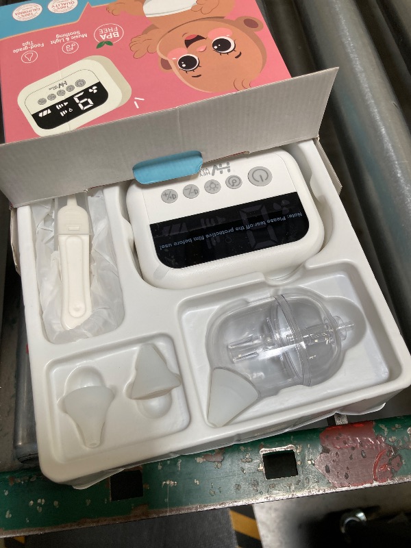 Photo 1 of HEYVALUE Nasal Aspirator for Baby, Hospital Grade Nose Sucker with 9 Levels Suction, Night Light and Nursery Rhyme Soothing Function, Electric Nose Suction for Baby with Food-Grade Silicone Tips