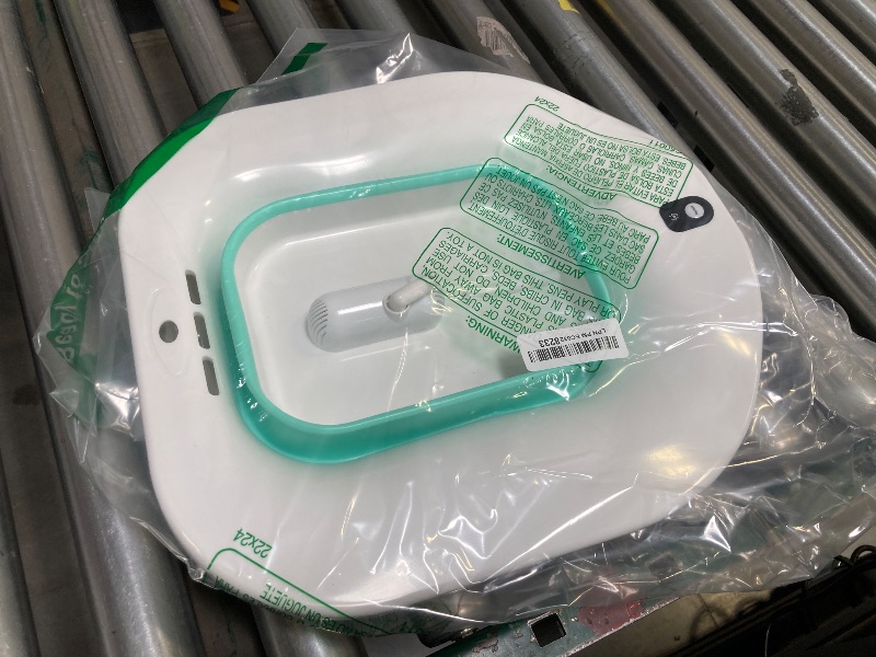 Photo 1 of Electric Sitz Bath for Hemorrhoid Relief, Postpartum Care, and Perineal Soaking | Automatic Flushing, Foldable Sitz Bith Kit, Portable Bidet Basin for Hip Bath Soak, Pain Relief (Green)