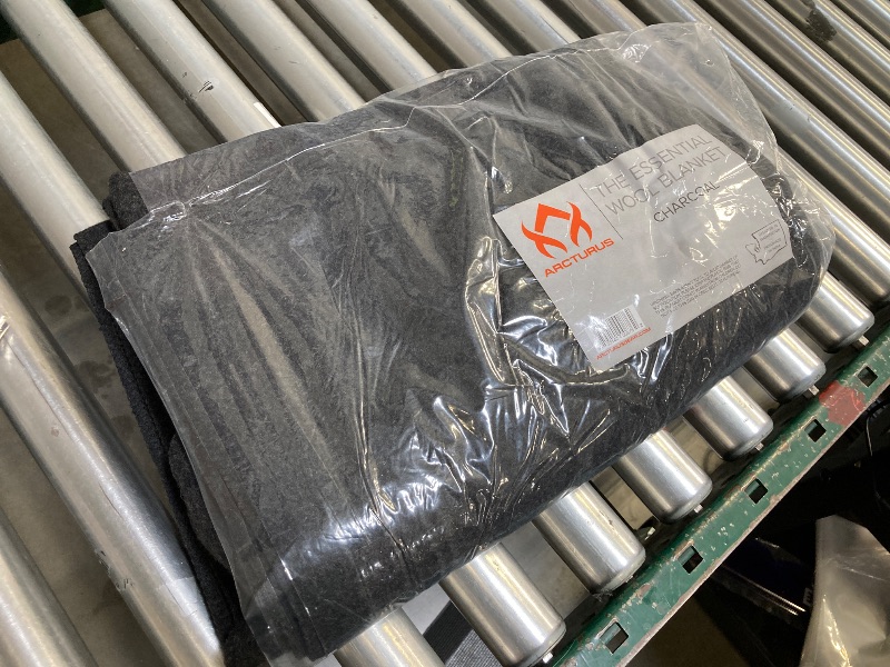 Photo 1 of Arcturus Military Wool Blanket - Warm, Thick, Washable - Great for Outdoors, Camping, Stadium Blanket, Picnics, Travel - Car & Bushcraft Survival Kits, Large 64in x 88in 4.5 lb (Charcoal