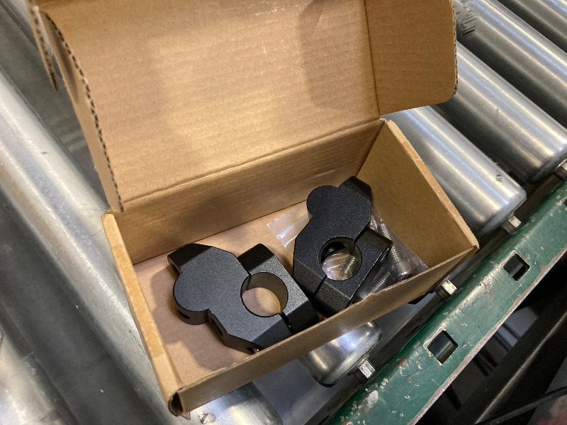 Photo 1 of Wsays 22mm 7/8" Motorcycle Handlebar Risers Clamps Compatible with Harley Sportster Softail Dyna Touring Models, Universal Motorcycle
