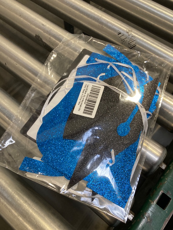 Photo 1 of Class of 2025 Banner - 2025 Congrats Grad Decorations, Happy Graduation Decor, We are So Proud of You Banner, 2025 Senior High School College Graduation Party Decoration (Blue)