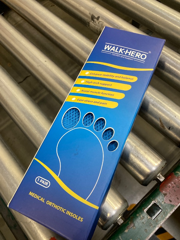 Photo 1 of Plantar Fasciitis Feet Insoles Arch Supports Orthotics Inserts Relieve Flat Feet, High Arch (Mens 8-8 1/2 | Womens 10-10 1/2)