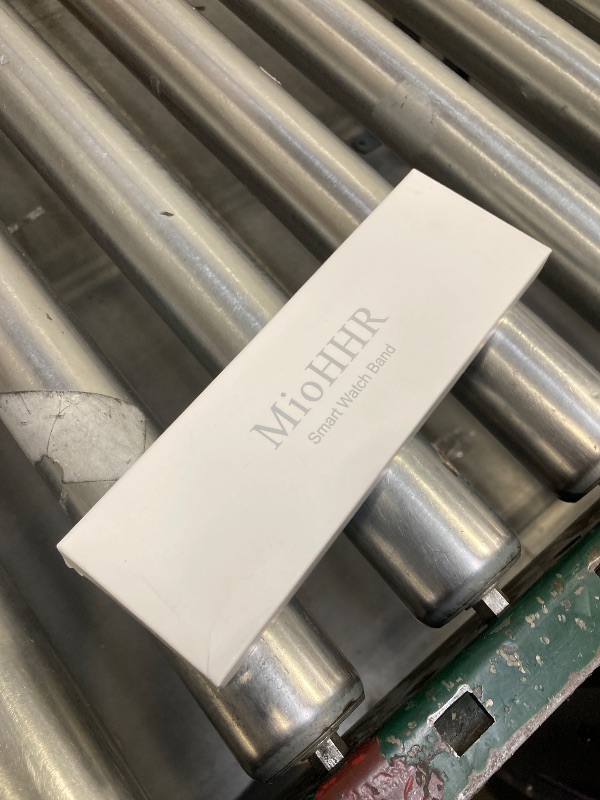 Photo 1 of MioHHR Slim Metal Band Compatible with Apple Watch Band 49mm 46mm 45mm 44mm 42mm?Series 3/2/1?,Dressy Stainless Steel Chain Strap for Women iWatch Bands Series 10 9 8 7 6 5 4 SE Ultra 2 1,Silver/Gold