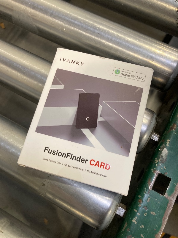 Photo 1 of iVANKY Wallet Tracker Card, Smart Rechargeable Thin Wallet Finder, Works with Apple Find My (iOS Only), Item Finder for Luggage Tags, Passports, Phone, Water Resistant (Android Not Supported)