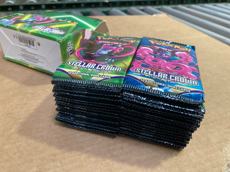 Photo 1 of POKEMON SCARLET AND VIOLET STELLAR CROWN BOOSTER BOX, 36 PACKS