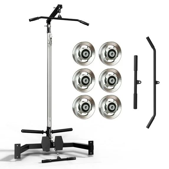 Photo 1 of Mikolo LAT Pull-Down for 3" x 3" Power Cage Rack Attachments,Home Gym Accessories