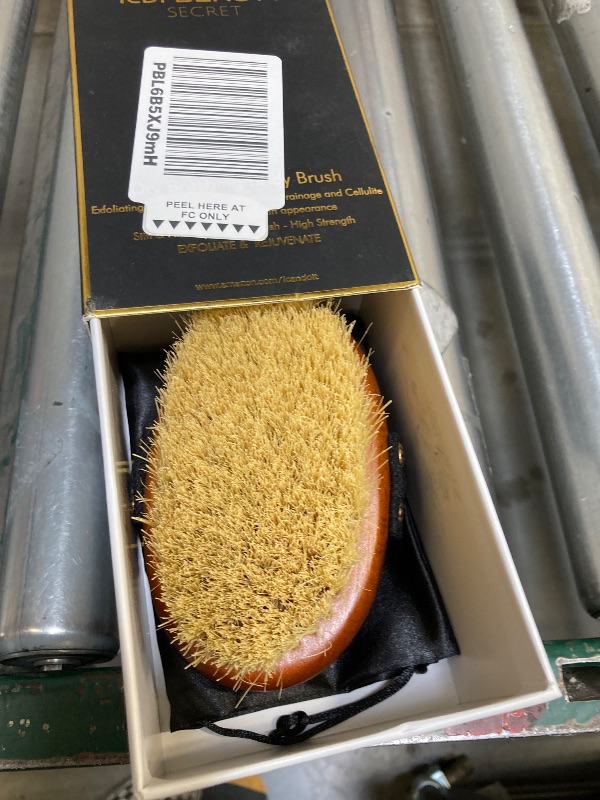Photo 1 of ICANdOIT Dry Brushing Body Brush-Stiff Sisal Bristles Dry Skin Brush,Exfoliating Massage Brush for Cellulite and Lymphatic,Improve Circulation,Stop Ingrown Hairs,Reduce Acne,Soften Skin