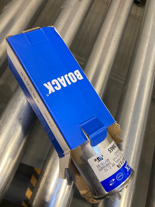Photo 1 of BOJACK 45 uF ±5% 45 MFD 370/450 V CBB65 Round Run Start Capacitor for AC Motor Run or Fan Start and Cool or Heat Pump Air Conditione