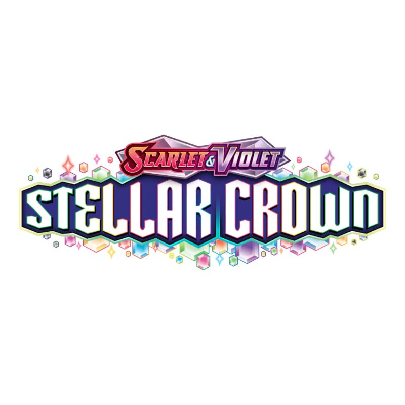 Photo 1 of REPLICA POKEMON SCARLET VIOLET STELLAR CROWN BOX, 36 PACKS OF 10 CARDS EACH