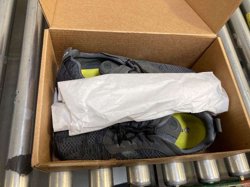 Photo 1 of WHITIN Men's Trail Running Shoes Minimalist Barefoot Five Fingers Wide Toe Box Size 12.5 Gym Workout Fitness Zero Drop Minimus Hiking Minimus Grey 46