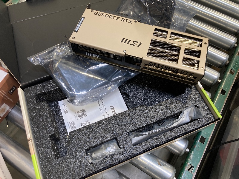 Photo 1 of MSI Gaming RTX 5070 TI 16G Inspire 3X OC Graphics Card (16GB GDDR7, 256-bit, Extreme Performance: 2497 MHz, DisplayPort x 3 2.1a, HDMI 2.1b, NVIDIA Blackwell Architecture)