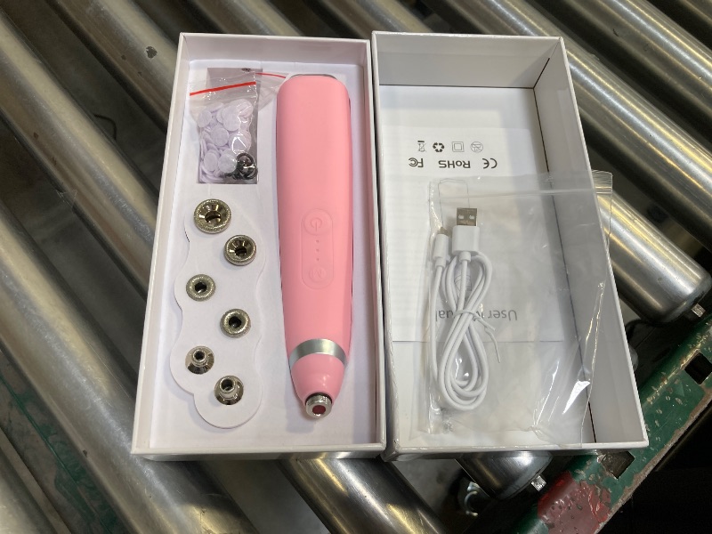 Photo 1 of UNOISETION Diamond Microdermabrasion Machine, Rechargeable Dermabrasion Facial Machine with 3 Levels, Portable Home Travel Microdermabrasion Tool