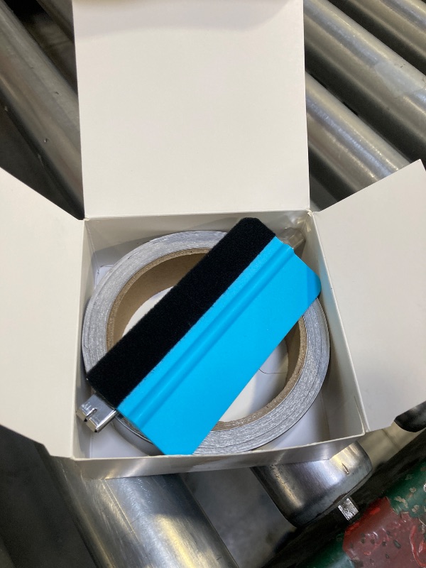 Photo 1 of LZLRUN Free Tool Kit High Gloss Vinyl Wrap Kit for Black Out Chrome Delete Window Trim Door Trim (1Inches x 30Feet)