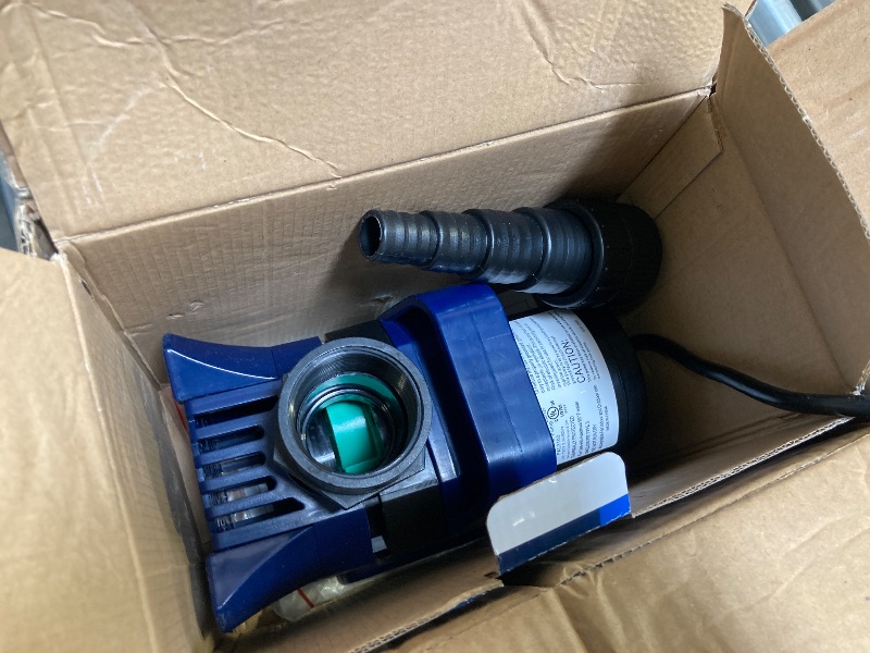 Photo 1 of Alpine Corporation - 3100 GPH Submersible Water Pump with 33 FT Cord for Ponds, Fountains, Waterfalls & Water Circulation – Energy-Efficient, Quiet Operation, Vertical/Horizontal Use