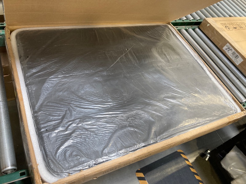 Photo 1 of 6 Ft Plastic Folding Table -Black 