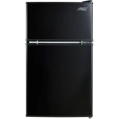 Photo 1 of Arctic King 3.2 Cu ft Two Door Mini Fridge with Freezer, Black, E-Star, ARM32D5ABB