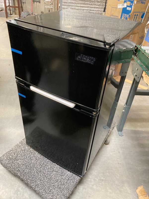 Photo 1 of Arctic King 3.2 Cu ft Two Door Mini Fridge with Freezer, Black, E-Star, ARM32D5ABB