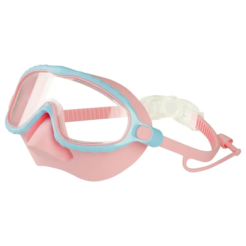 Photo 1 of Kids Swim Goggles Anti Fog Adjustable Swimming Goggles with Ear Plugs Nose Cover for 4-16 Years Old Youth Swimming Gear