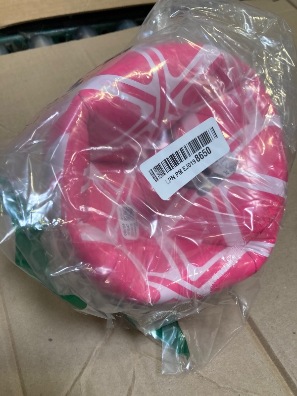 Photo 1 of adidas Unisex Starlancer Club Soocer Ball, Solar Pink/White, 3