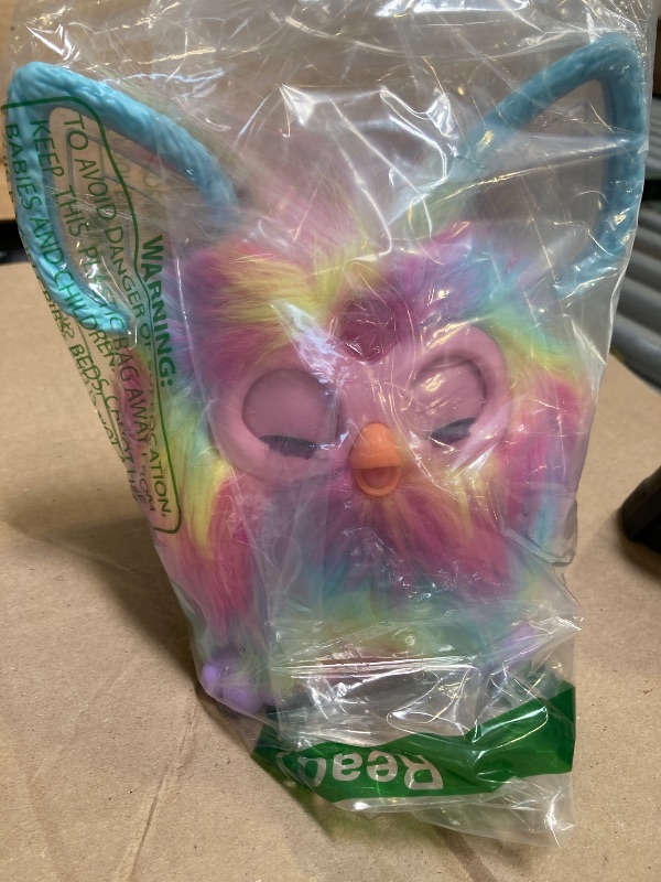 Photo 1 of Furby Tie Dye, 15 Fashion Accessories, Interactive Plush Toys for 6 Year Old Girls & Boys & Up, Voice Activated Animatronic