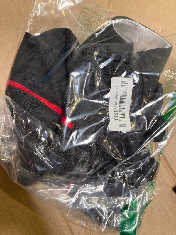 Photo 1 of Size M--Champro Women's Standard Tournament Low Rise Softball Pants with Side, Black, Scarlet Pipe, Medium