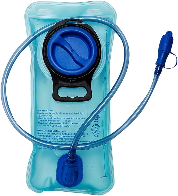 Photo 1 of Baen Sendi Hydration Bladder 2 Liter/70 oz(2 Pack) - Water Bladder Pack of 2(1 Piece Blue+1 Piece ArmyGreen) - BPA Free Hydration Pack Replacement