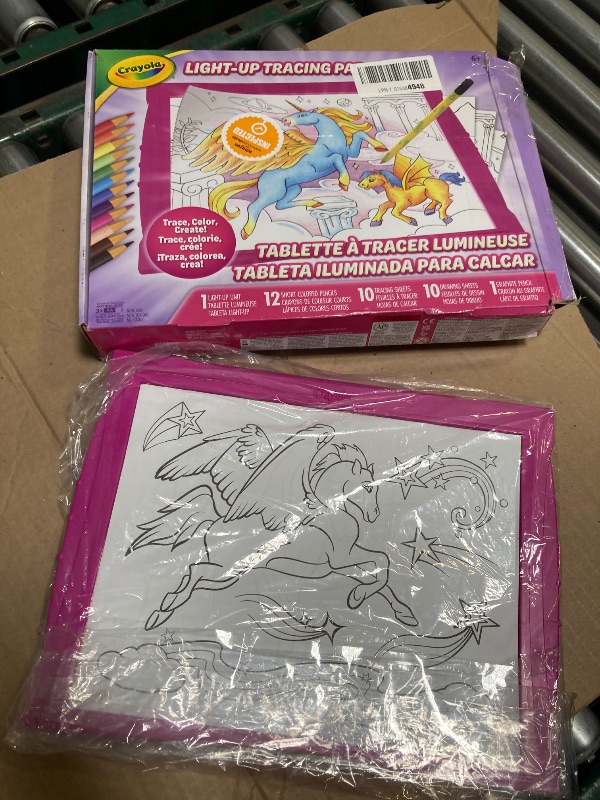 Photo 1 of Crayola Light Up Tracing Pad - Pink, Writing & Drawing Art Kit for Kids, Kids Toys & Games, Tracing Light Box, Sketching Gifts for Girls & Boys, 6+ [Amazon Exclusive]