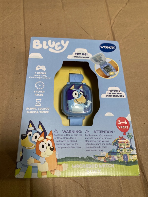 Photo 1 of VTech Bluey Wackadoo Watch, Bluey