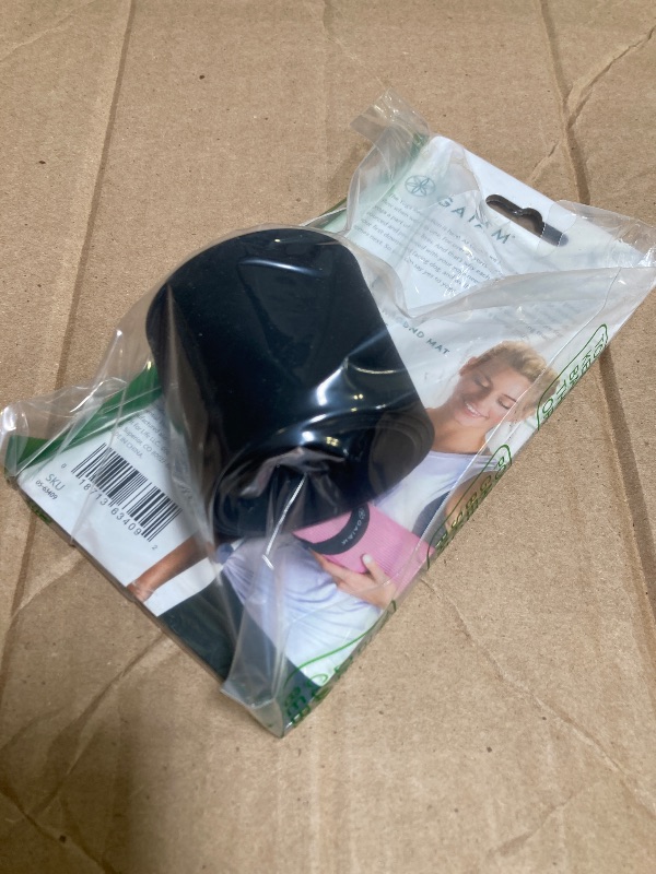 Photo 1 of Gaiam Yoga Mat Strap Slap Band - Keeps Your Mat Tightly Rolled and Secure with One Snap - Strong Clasp for Yoga Mat Storage and Travel - Fits Most Size Mats (20"L x 1.5"W), Black