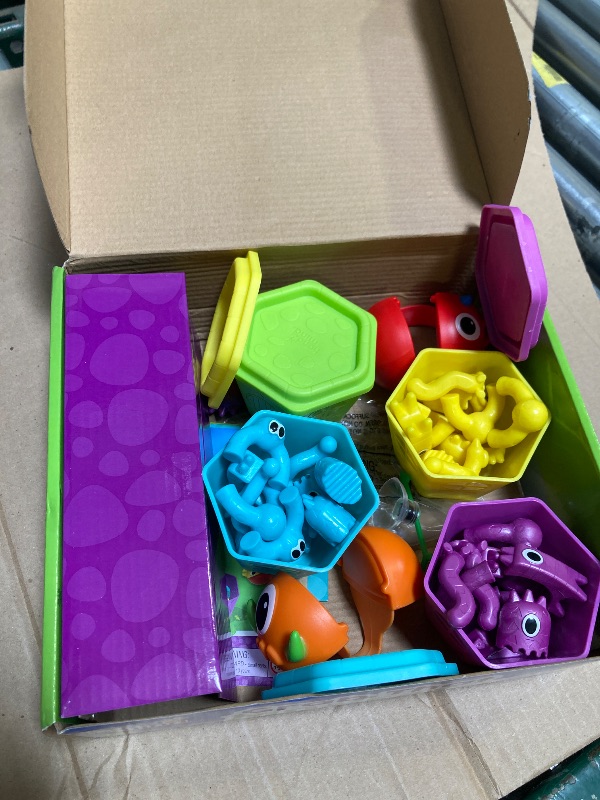 Photo 1 of Hand2Mind Grab That Monster Fine Motor Activity Set, Occupational Therapy Toys for Toddlers 3-4, Pincer Grasp Toys, Play Therapy Games