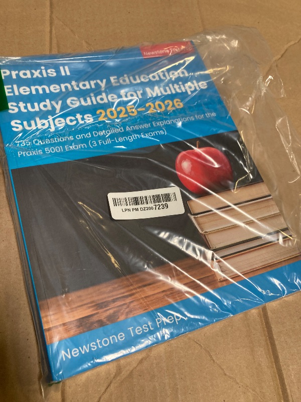 Photo 1 of Praxis II Elementary Education Study Guide for Multiple Subjects 2025-2026: 735 Questions and Detailed Answer Explanations for the Praxis 5001 Exam (3 Full-Length Exams)