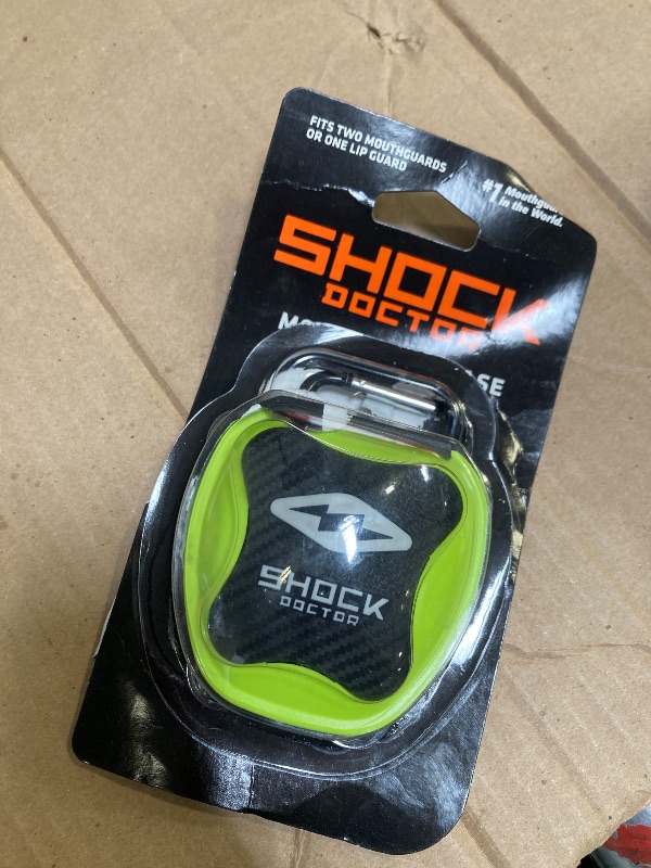 Photo 1 of Shock Doctor Mouth Guard Case, Ventilated, Universal Storage for Mouthguard, Adult & Youth Sizes