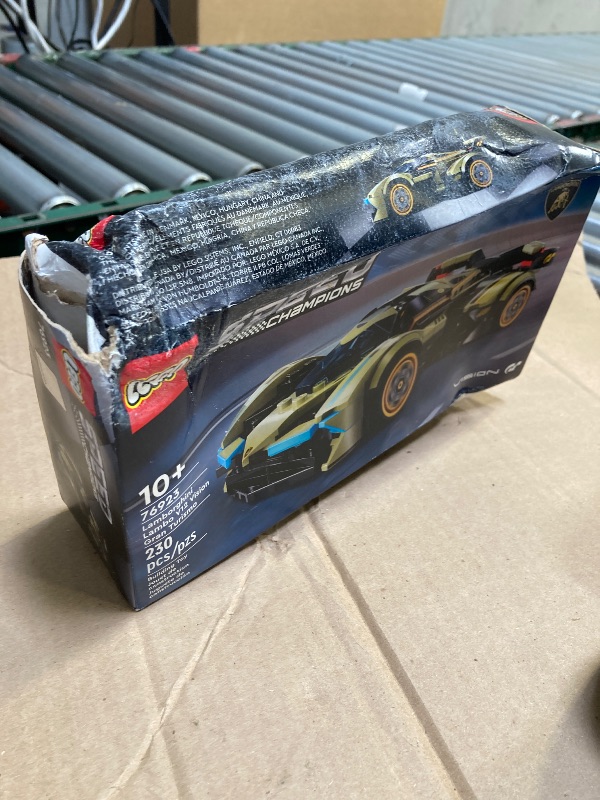 Photo 1 of LEGO Speed Champions Lamborghini Lambo V12 Vision GT Super Car, Formula 1 Vehicle Toy, Driving Playset, Buildable Model Set for Kids, Lamborghini Car, Gift for Kids and Gaming Fans, F1 Toy Car, 76923