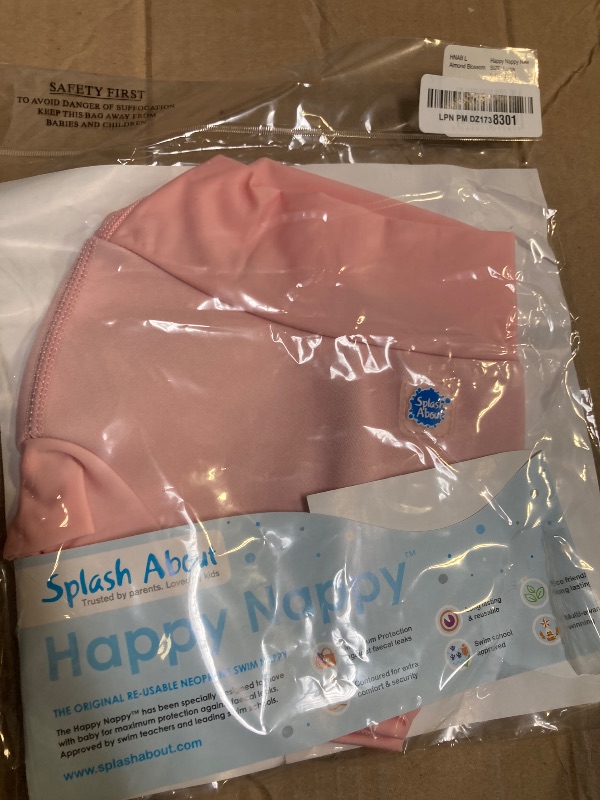 Photo 1 of Splash About Happy Nappy Reusable Swim Diaper, Almond Blossom, 6-12 Months
