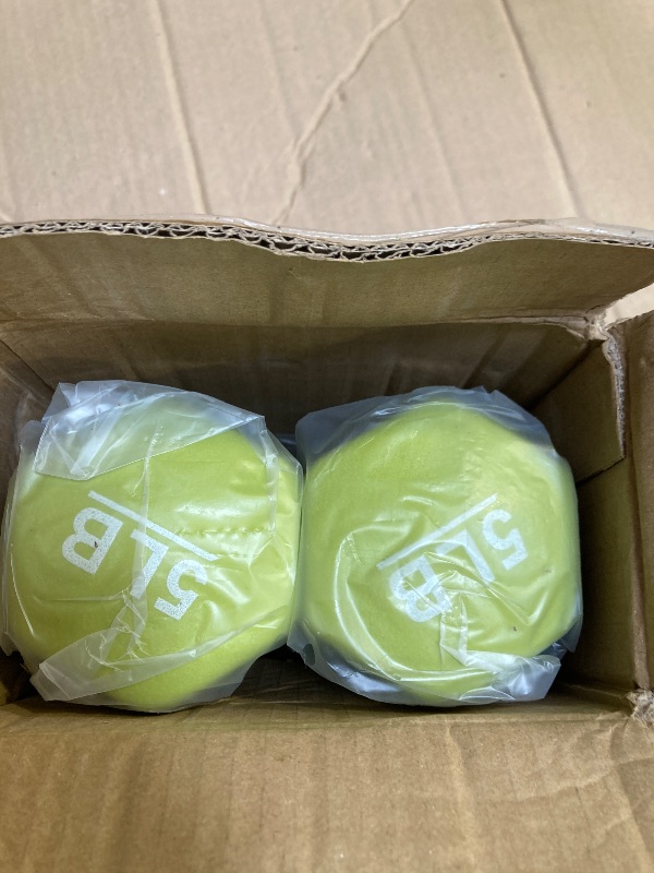 Photo 1 of Amazon Basics Neoprene Dumbbell Hand Weights, 5 Pounds, Pair, Green