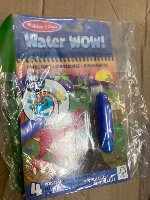 Photo 1 of Melissa & Doug On The Go Water Wow! Reusable Water-Reveal Activity Pad – Dinosaurs