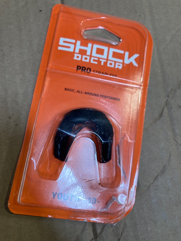 Photo 1 of Shock Doctor Mouth Guard, Custom Fit Football Mouth Guard, Moldable Mouth Guard Boxing, Lacrosse, Hockey, MMA, Football & More, Mouthpiece, Mouthguard Sports, Adult & Youth